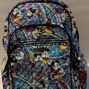 Vera Bradley Iconic Campus Mickey Backpack Set
